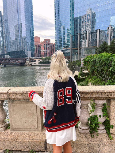 End Game Knit Jacket// Navy